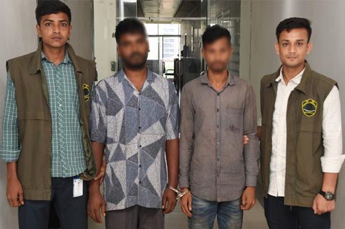 প্রধানমন্ত্রীর রেড টেলিফোনের তার চুরি, চোরাই মালসহ গ্রেপ্তার ২